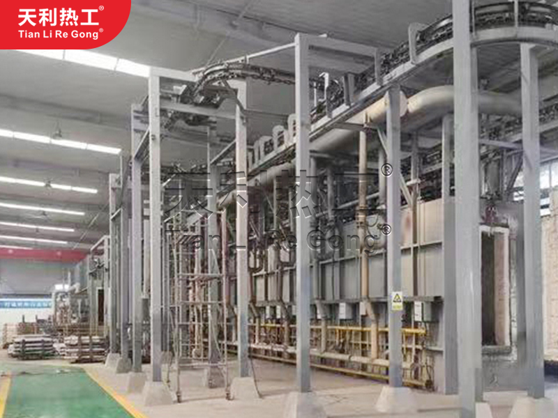 懸掛式燃氣熱處理生產線